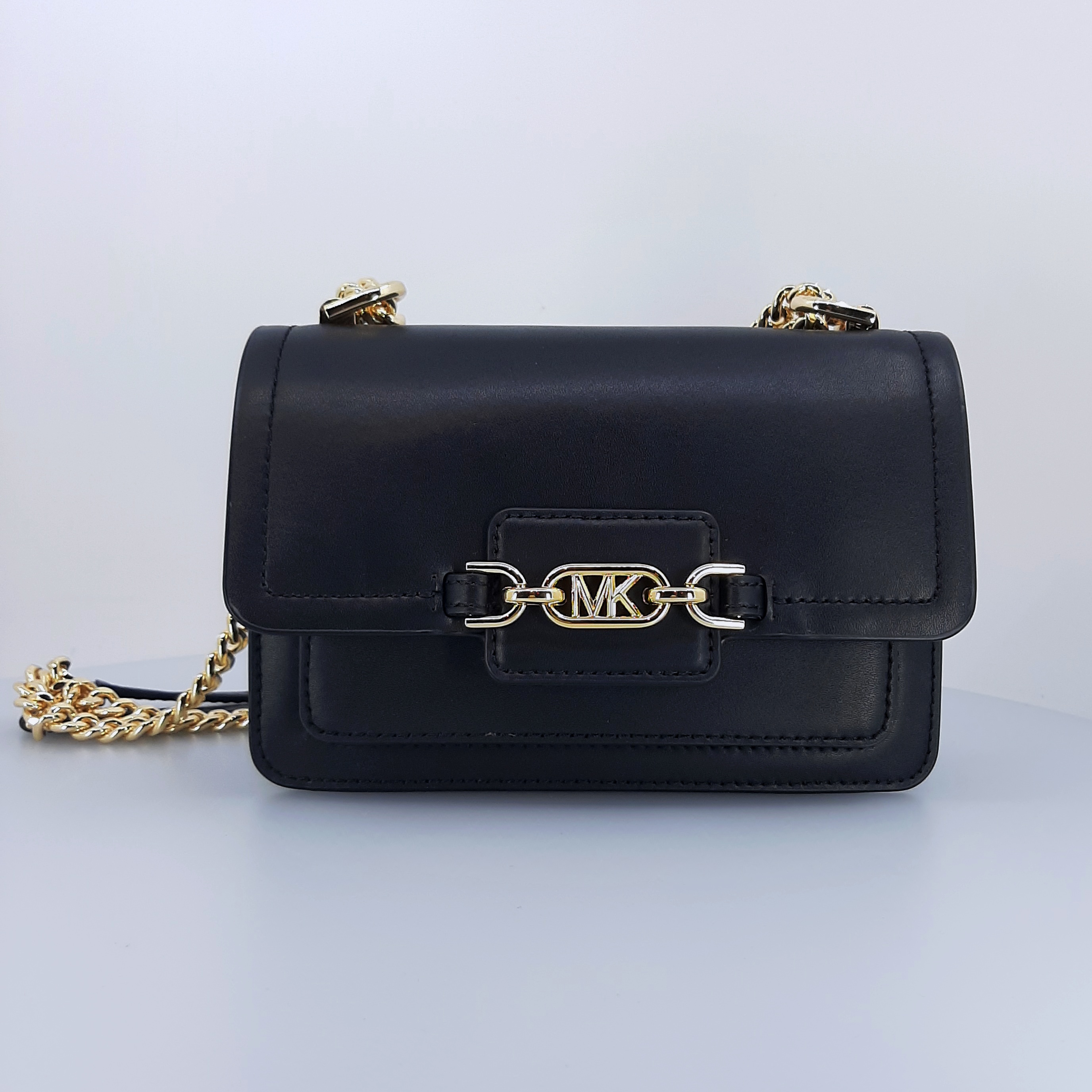 Michael Kors Heather svört leður taska - Attikk