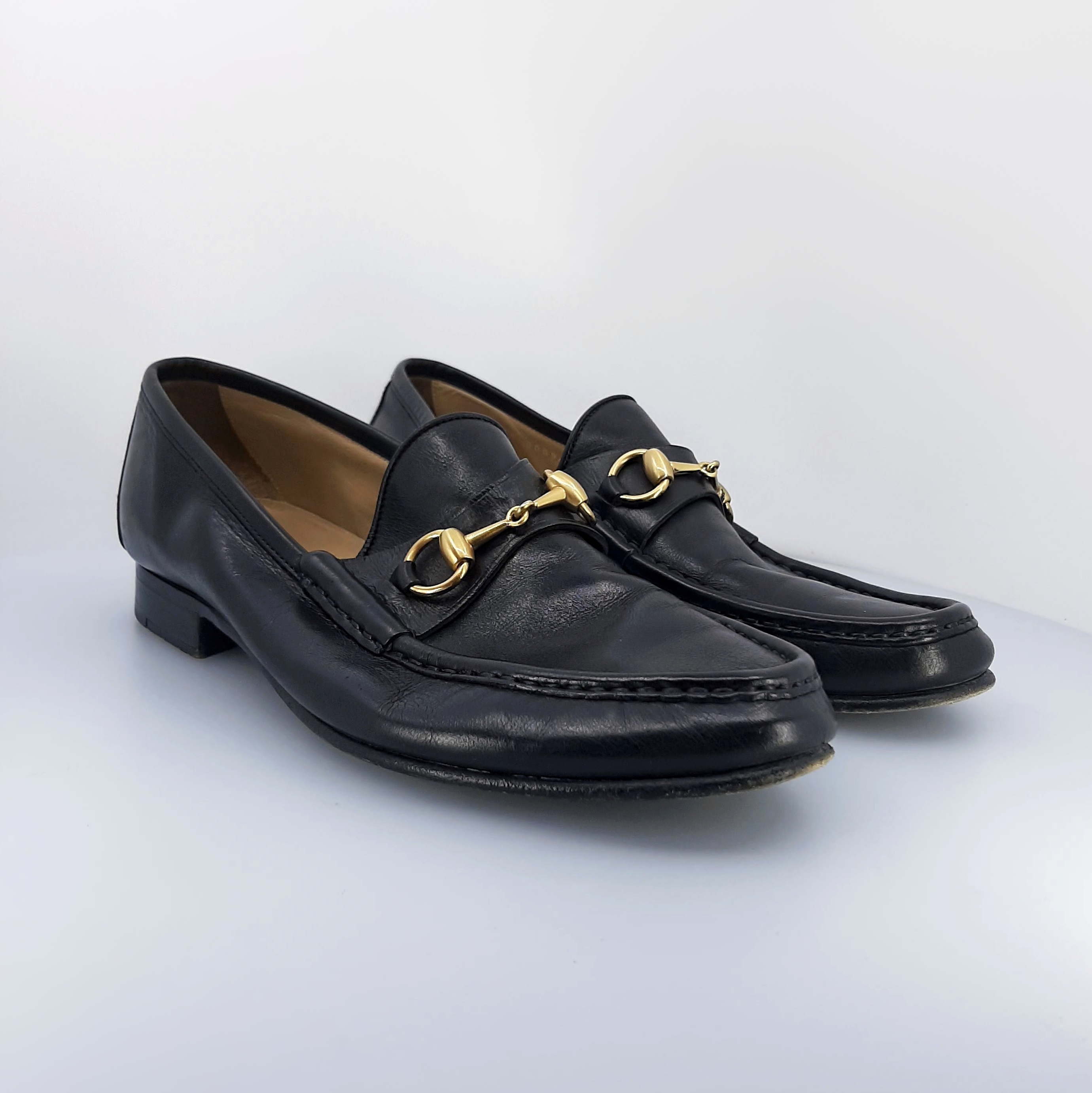 靴 archive GUCCI Horsebit Leather Loafers Gucci Horsebit Loafers (39) - Attikk